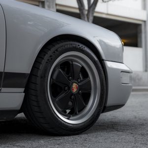 Fuchs Wheels 17x7 inch Black for Porsche 964 Carrera Silver Metallic